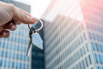Unlocking Success in the Modern City – Business and Opportunity Concept with Keys