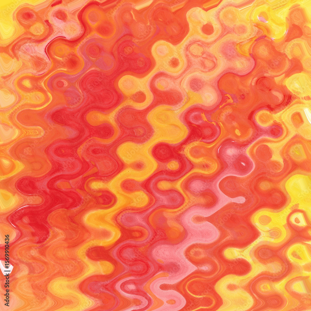 Poster abstract background with colorful circles