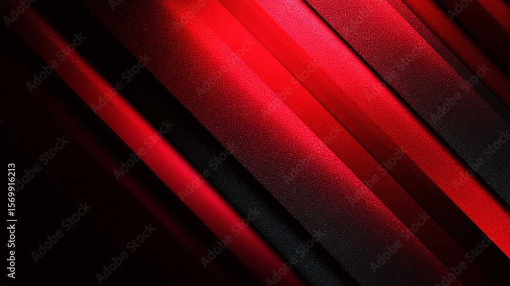 Poster abstract red and black are light pattern with the gradient is the with floor, abstract red geometric