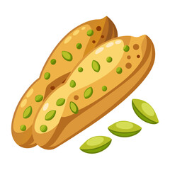 peanut butter and jelly sandwich vector white background