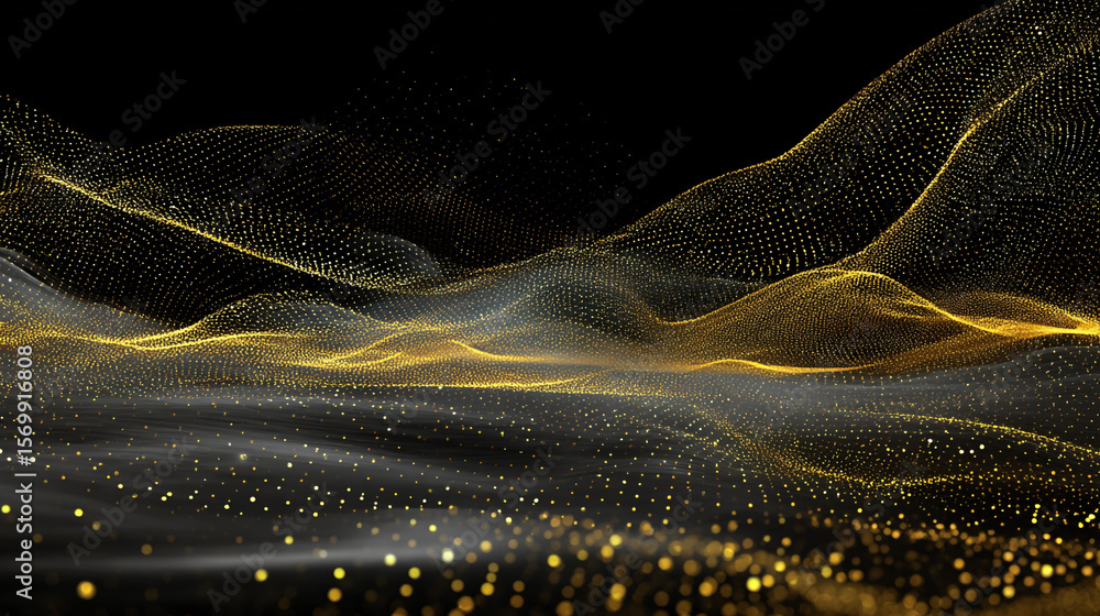 Canvas Prints abstract wave luxury background