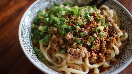 Authentic Spicy Dan Dan Noodles Recipe with Savory Ground Pork