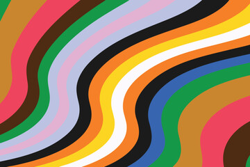 Rainbow Colors LGBTQ Pride Colorful Stripes Vibrant Design Equality Symbol Diversity Celebration Inclusive Graphics Bright Patterns Multi-Colored Waves Gay Pride Flag Spectrum