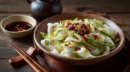 Authentic Chinese Biang Biang Noodles Recipe with Spicy Sauce