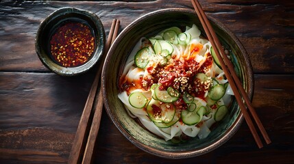 Authentic Chinese Biang Biang Noodles Recipe with Spicy Sauce