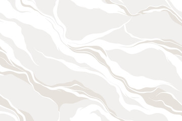 Obraz premium Abstract Beige and White Marble Texture Background with Smooth Flowing Lines