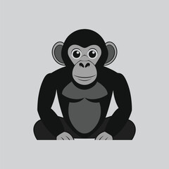 Funky Monkey in Hoodie Character Drawing