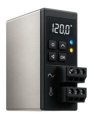 Fototapeta premium PLC with built-in PID control loops and analog I/O for precise temperature regulation in a food processing plant