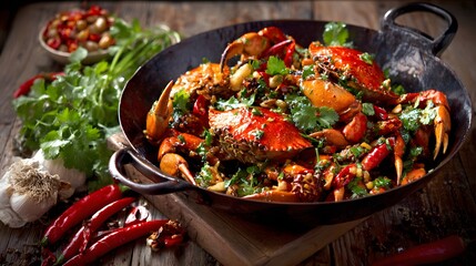 Authentic Spicy Garlic Crab Recipe for Seafood Lovers