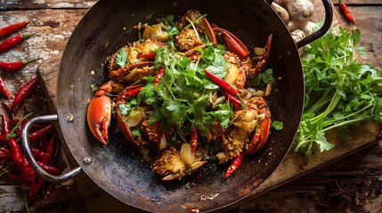Authentic Spicy Garlic Crab Recipe for Seafood Lovers