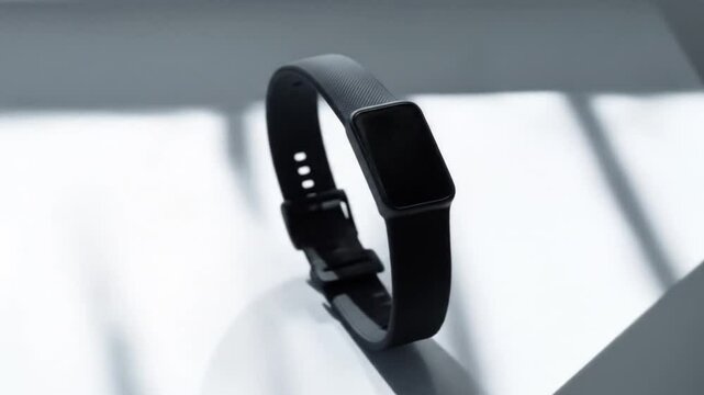 Fitness tracker with dramatic light
