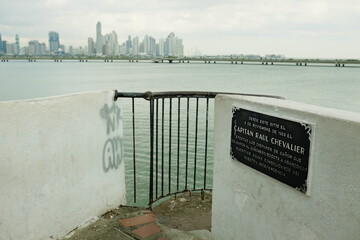 Vistas a la ciudad de Panama desde un sitio historico