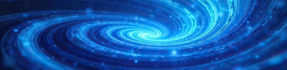 Mesmerizing Swirling Blues Abstract Vortex Background of Deep Indigo and Sky Blue Shades, Ideal for Artistic Designs and Projects