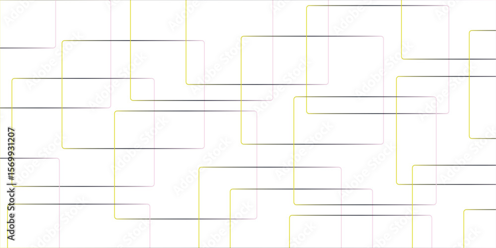 Poster minimalist abstract background with a white base, with a geometric pattern composed of thin.modern, 