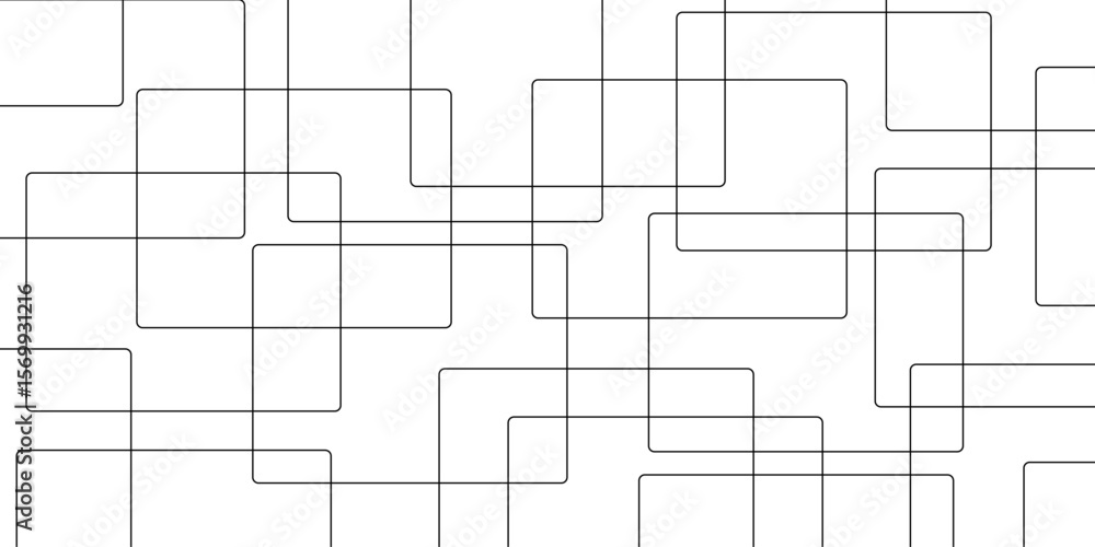 Aufkleber minimalist abstract background with a white base, with a geometric pattern composed of thin.modern, 