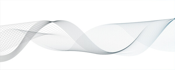 Abstract wave design with a series of flowing, overlapping sinusoidal curves in a gradient.Futuristic technology and sound wave lines. Digital frequency track equalizer with Stylized line art.