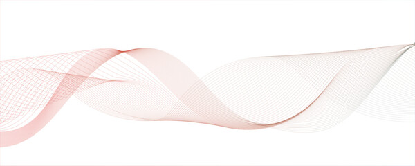 Abstract wave design with a series of flowing, overlapping sinusoidal curves in a gradient.Futuristic technology and sound wave lines. Digital frequency track equalizer with Stylized line art.