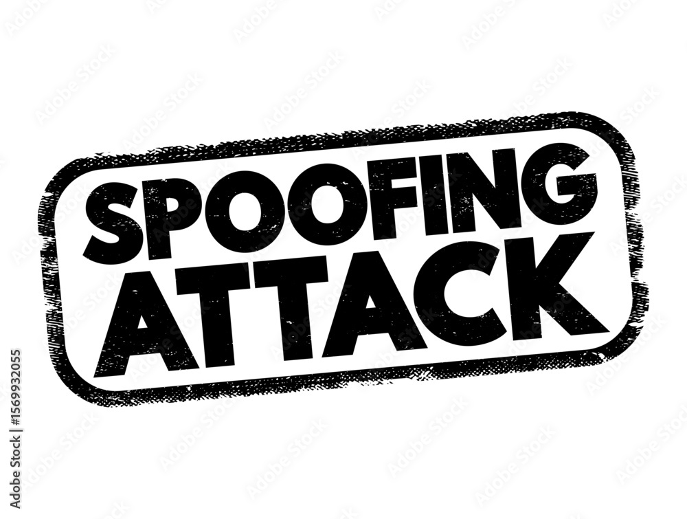 Poster spoofing attack - situation in which a person or program successfully identifies as another by falsi