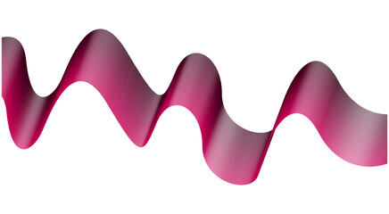 Blend Flowing Pink Color Curved Smooth Abstract Background Design Vector Illustration