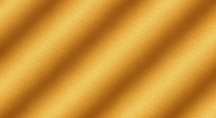 Gold Textured Surface Background With Diagonal Wavy Ripple Pattern and Subtle Graininess Featuring Warm Metallic Tones and Even Lighting in Abstract Minimalist Repeating Design