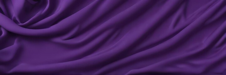 Fototapeta premium Abstract swirling purple fabric, textured backdrop, purple background, surface