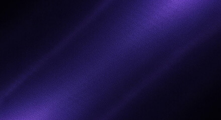 Dark Purple Metallic Texture with Diagonal Light Streaks. Abstract Violet and Black Brushed Metal Background for Modern Tech Design