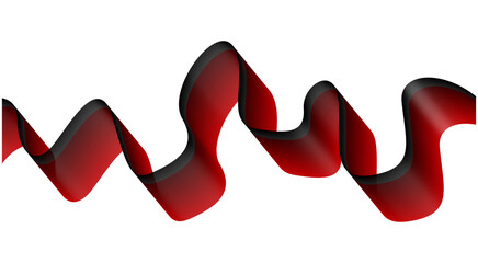 Blend Flowing Curved Smooth Red Abstract Background Design Vector Illustration
