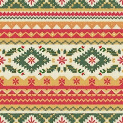 Festive Pattern: Intricate geometric shapes and designs of varying patterns. A detailed image evoking a sense of warmth and celebration. 