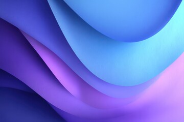 Obraz premium Abstract mix of blue and purple waves creating a smooth, serene pattern