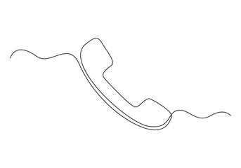 One line art 3d rendered illustration of an electric plug isolated