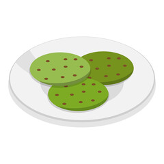 3D Isometric Flat  Illustration of Organic Japanese Food. Item 4