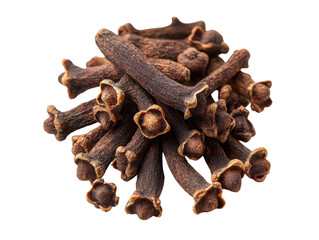 Fototapeta premium A pile of brown, dried out cloves of garlic