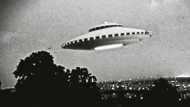 Ovni ufo in sky area 51