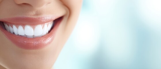 Fototapeta premium The Bright Smile of a Healthy and Confident Individual