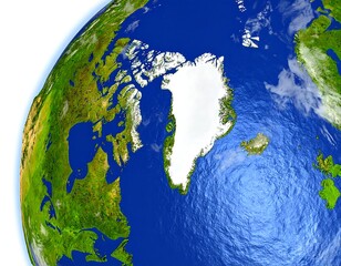 Fototapeta premium Earth's Arctic region (1)