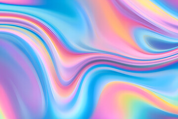 Obraz premium Smooth Abstract Pastel Swirl Blends a Vibrant and Dreamlike Quality That Enhances Modern Aesthetic Design Projects