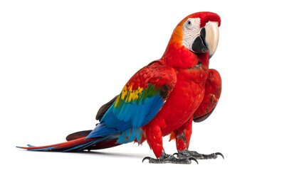 Fototapeta premium Scarlet Macaw Profile