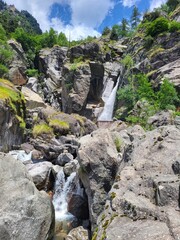 Cascade du Ray, commune de Belvédère,  Parc National du Mercantour, Alpes Maritime, France