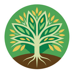 design logo icon illustration vector  tree