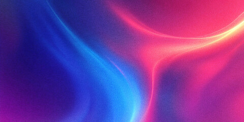 Fototapeta premium Bright diagonal streaks cut across the gradient noise texture in multi color