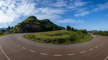 road in the mountains