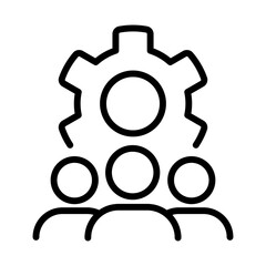 Project risk management icon