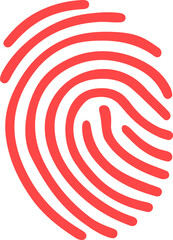 vector style finger print design 