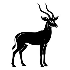 silhouette of a deer