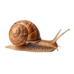 snail isolated on white background
