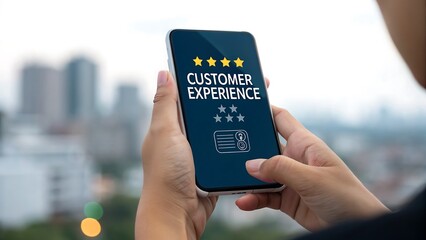 Boosting Satisfaction: Elevating Customer Experience with Smartphone Feedback and Reviews, Aiming for Five-Star Ratings and Positive Interactions.
