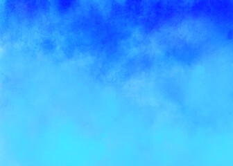 青と水色の水彩テクスチャ背景
