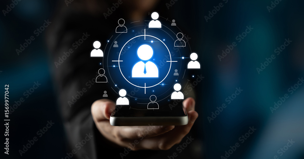 Poster customer targeting helps identify audience. improves strategy target, customer targeting supports se