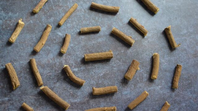 Raw whole dried Licorice root