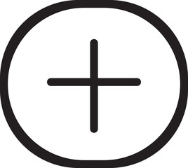 Fototapeta premium Add To SVG Vector Icon Outline for computer and mobile Editable Stroke Pixel Perfect Editable Stroke.Editable Stroke. Pixel Perfect. For Mobile and Web.